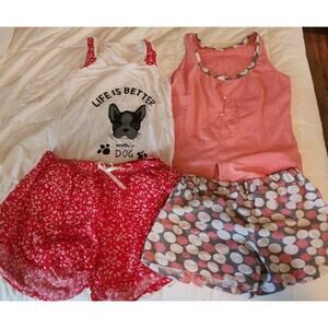 Set 2: ANGEL Story & Life Is Better w/ a Dog PJs, Sz XS or Juniors XL